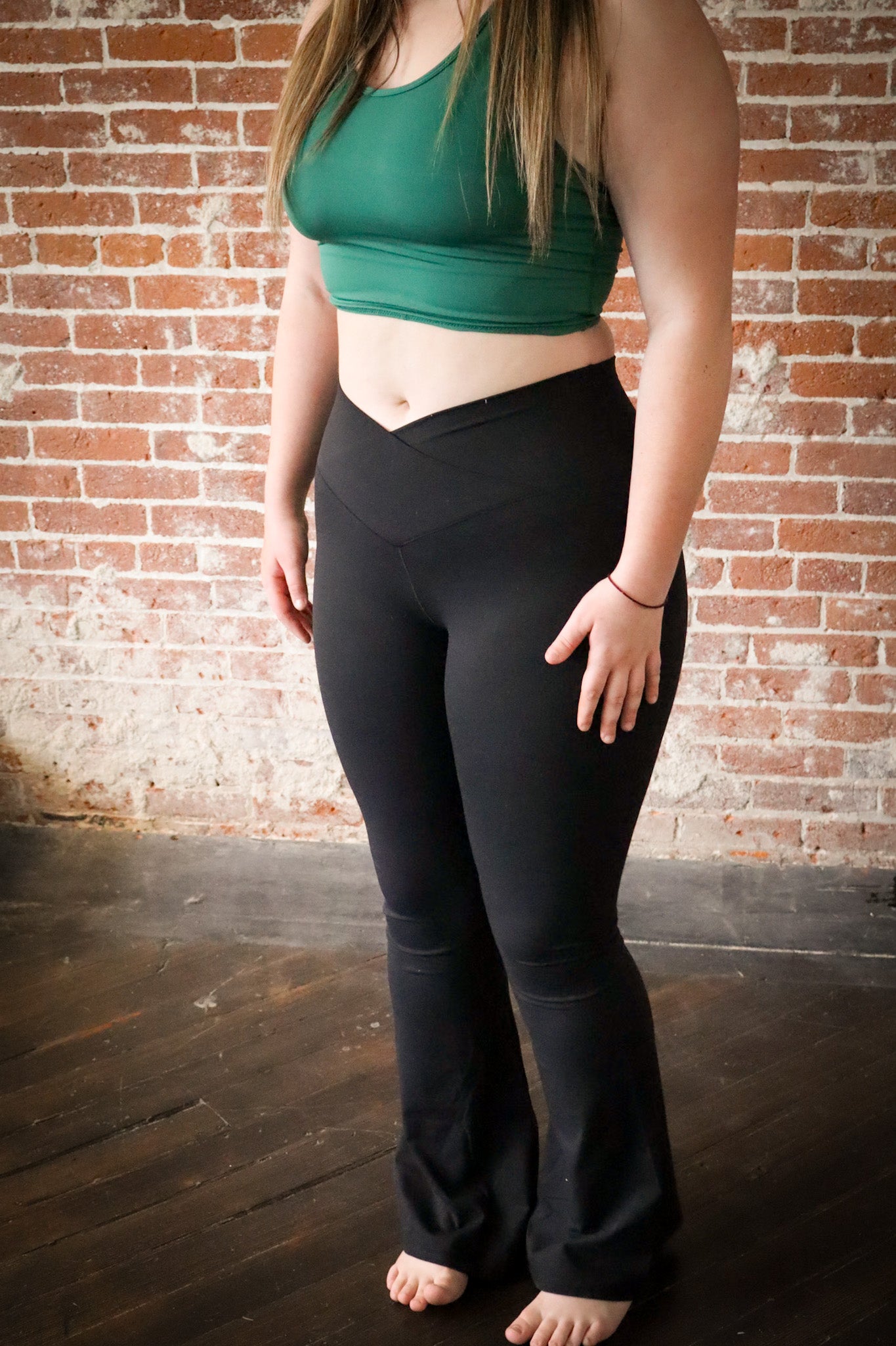 Crossover High Waisted Flare Leggings – Sweet Olive Boutique