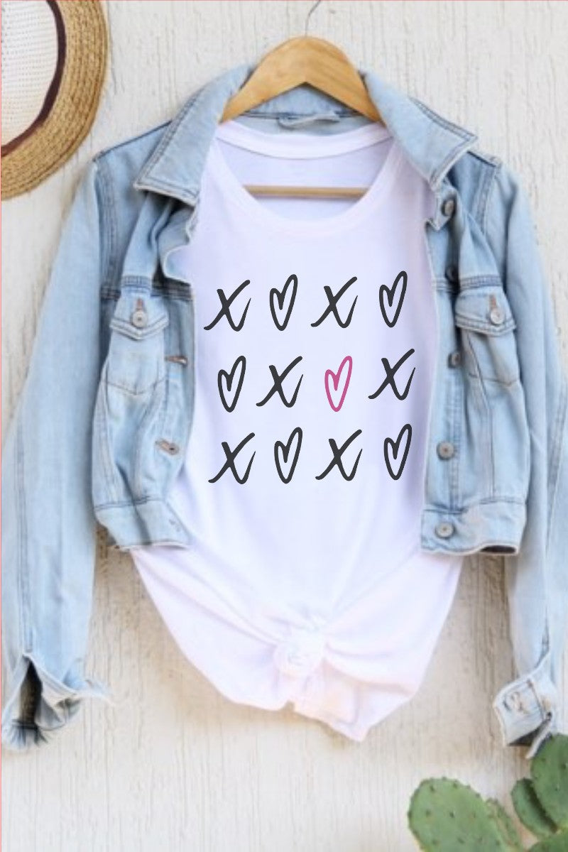 XOXO Valentine's Heart Tee