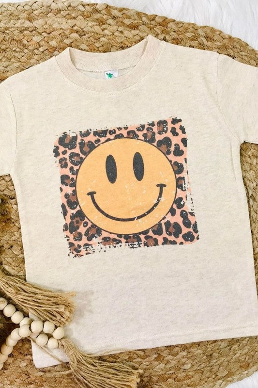 Leopard Happy Box Kids Tee