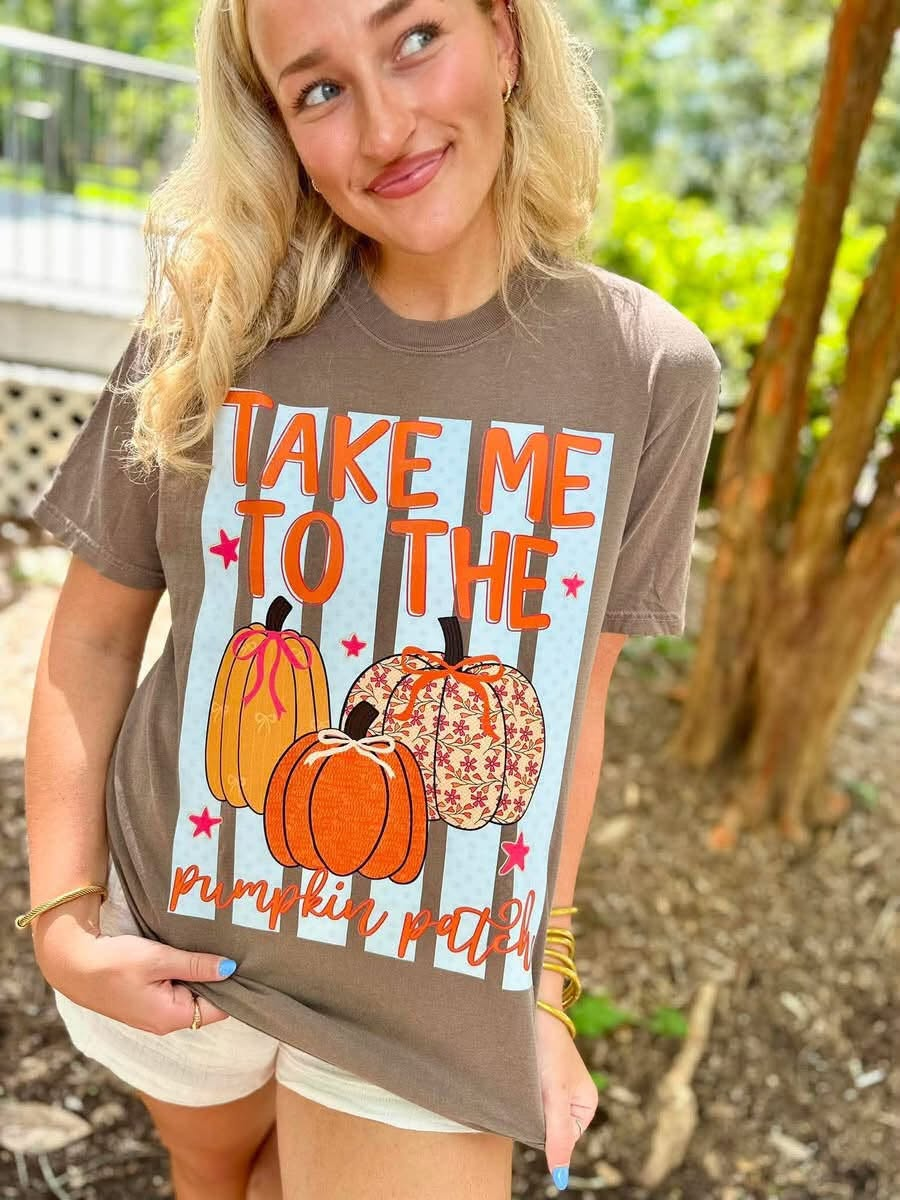 Take Me To The Pumpkin Patch FALL42 DTF Graphic