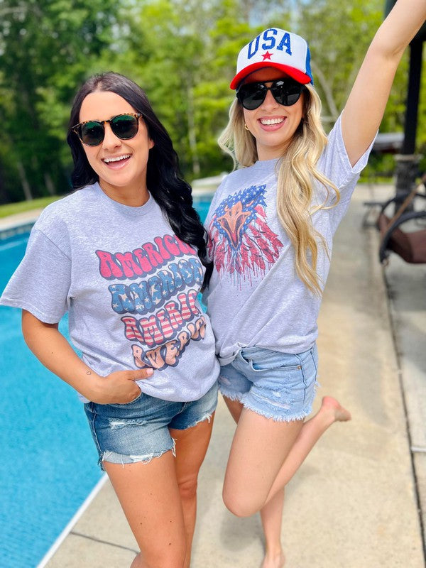 America Retro Boho Star And Stripes