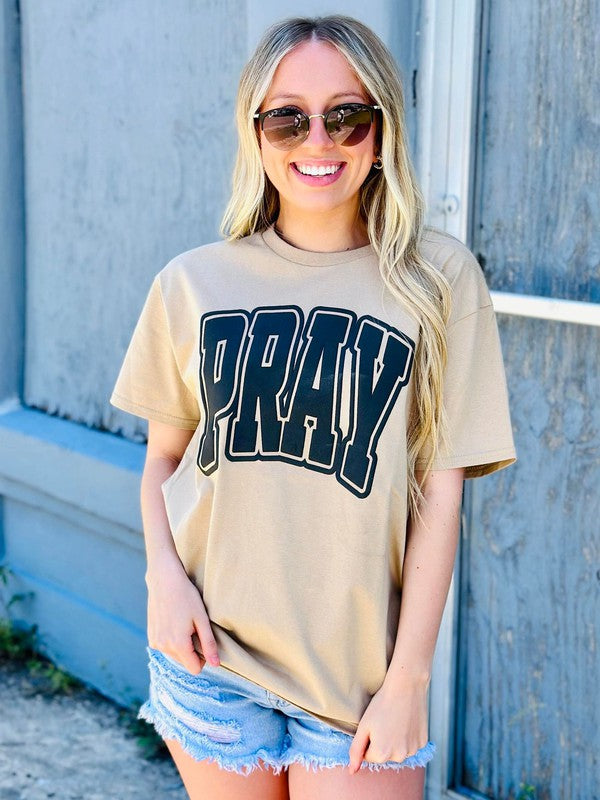 Varsity Pray Puff Tee