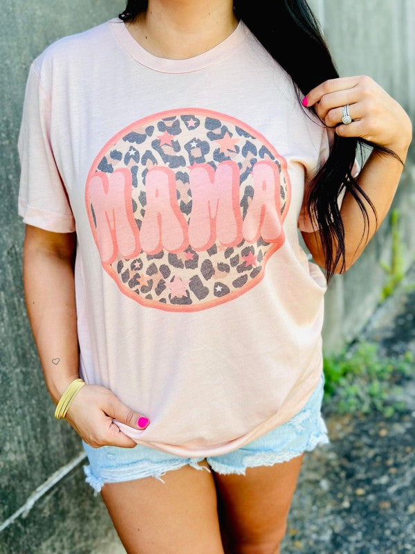 Mama Retro Starry Leopard Circle