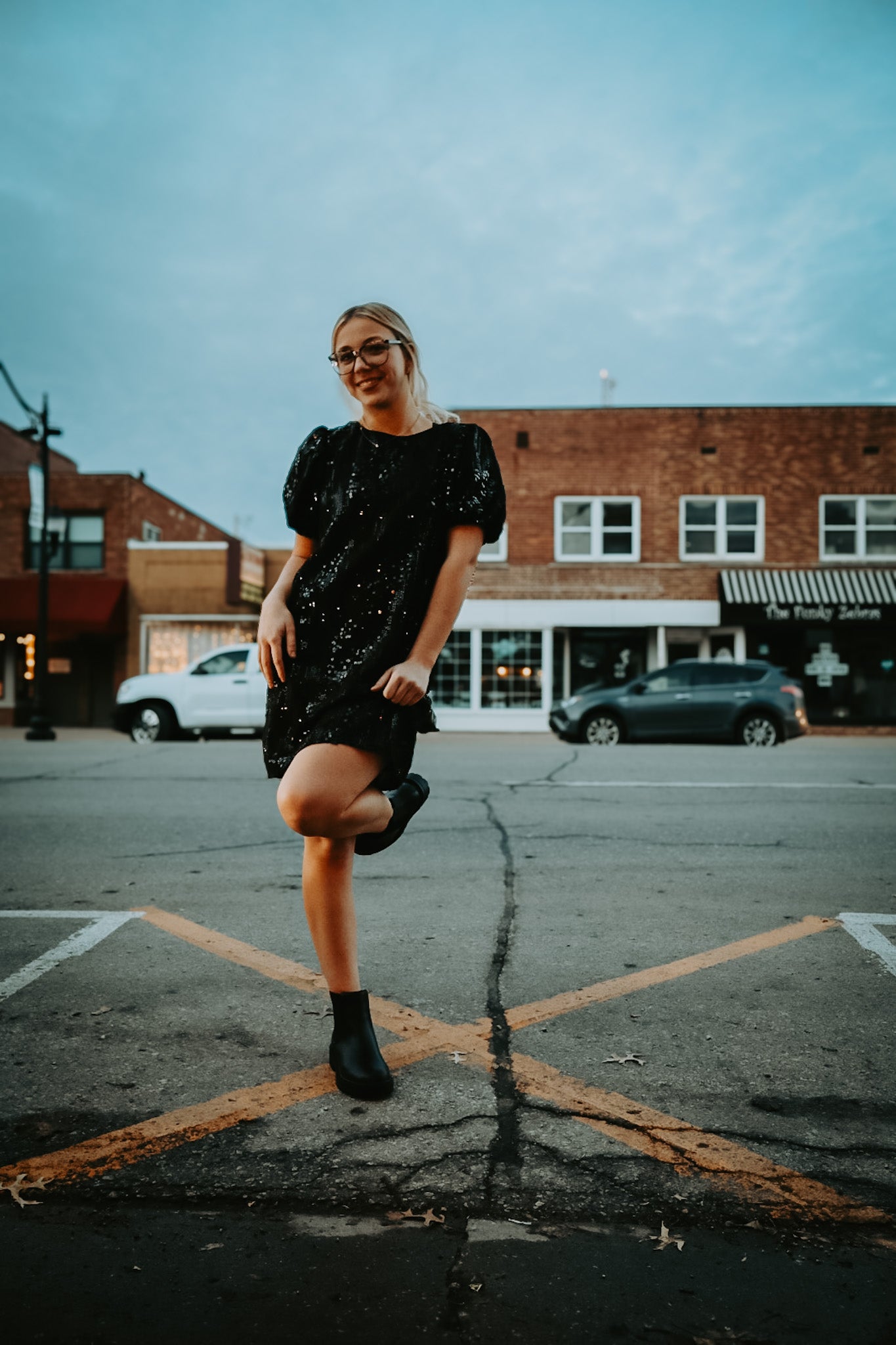 Estelle Sequin Dress