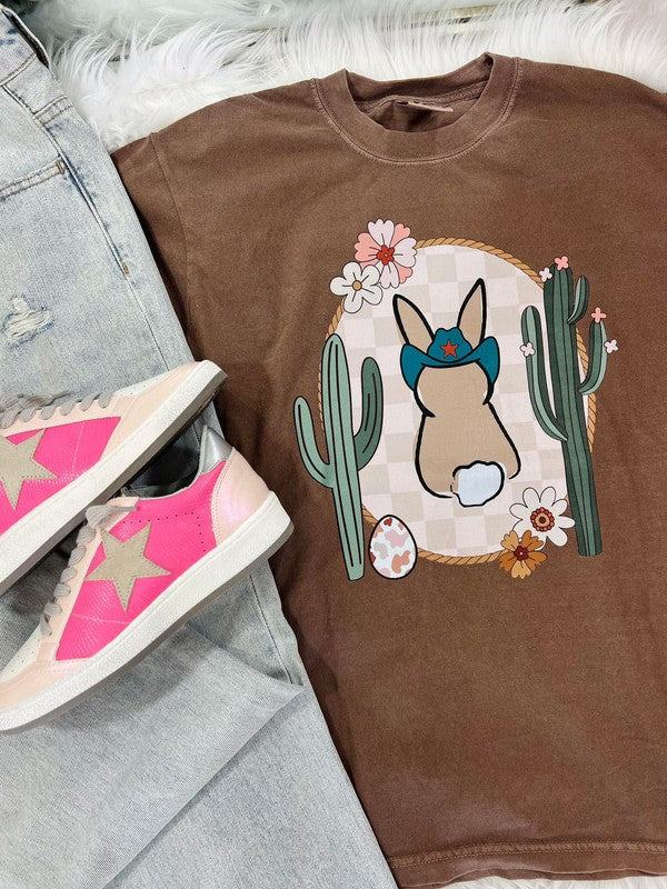 Western Easter Bunny Scene Tee