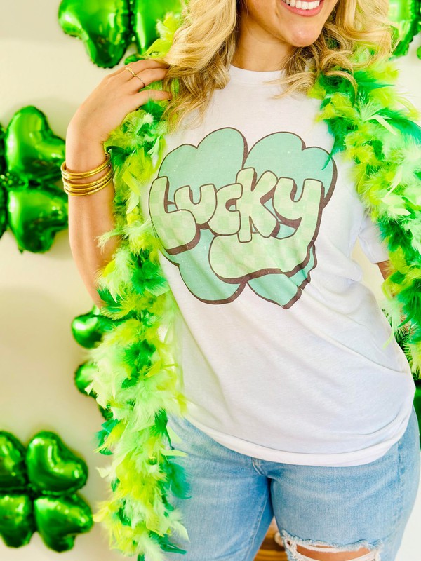 Lucky Shamrock Festive St. Patrick's Day Tee