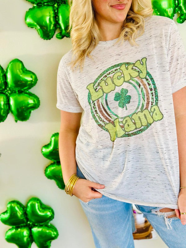 Lucky Mama Marble Tee