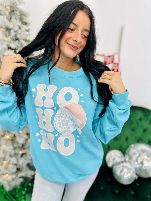 HOHOHO Santa Disco DTF Sweatshirt