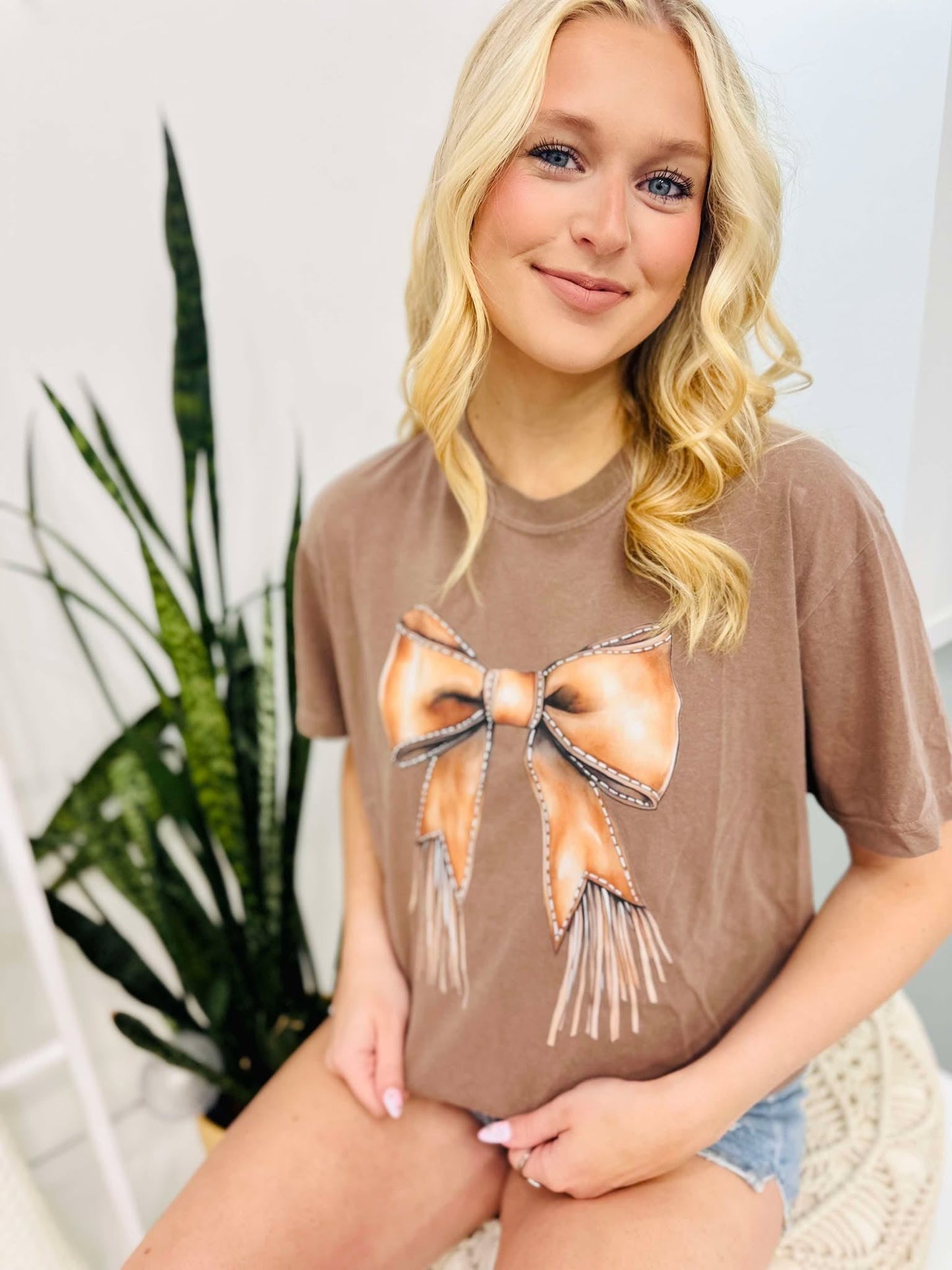 Western Fringe Chap's Bow DTF Tee