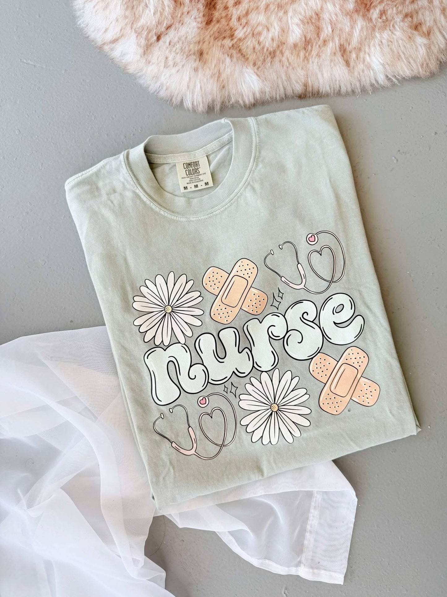 Cutie Nurse Trio Stack Graphic Tee