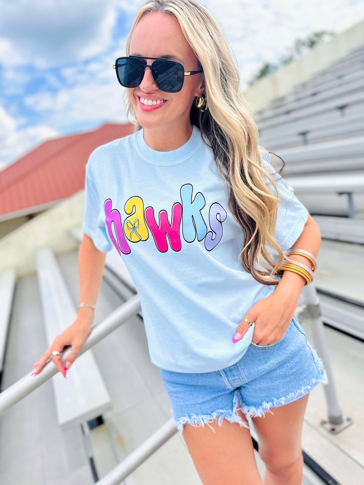 Custom Multi Retro Bubble Mascot Graphic Tee