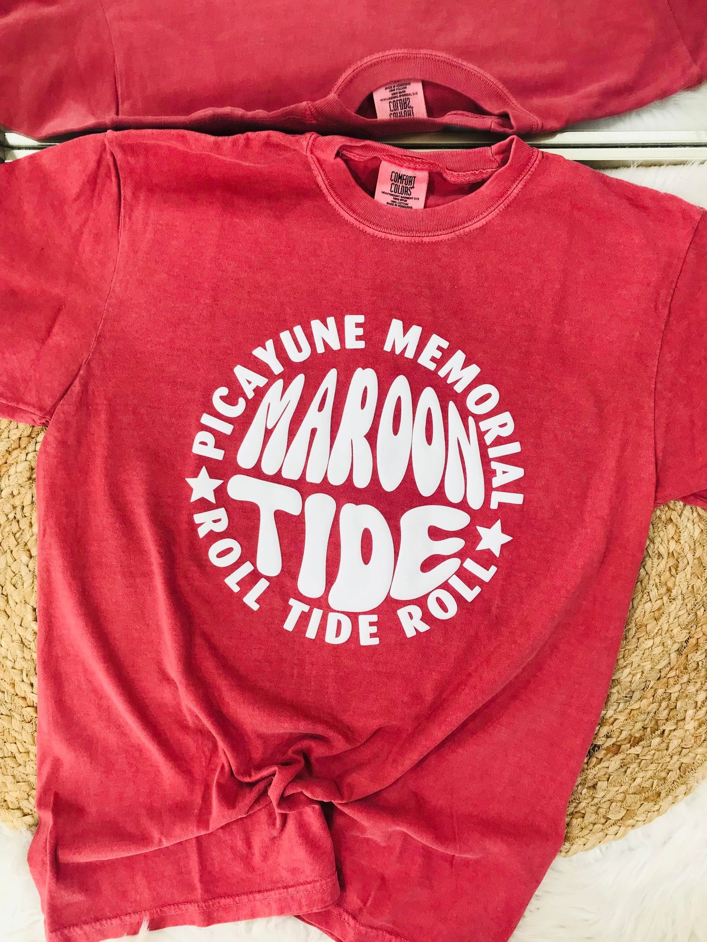 CUSTOM Circular School Spirit Puff Tee