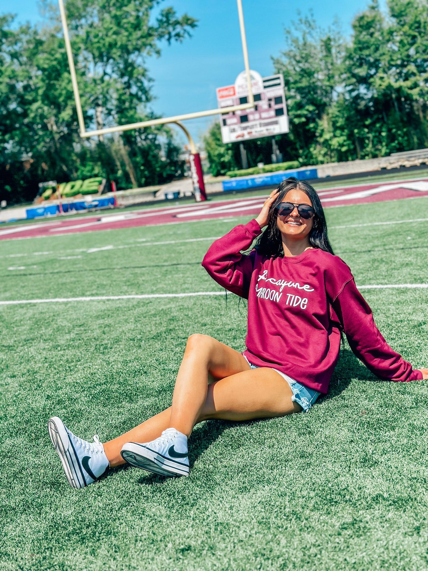 CUSTOM School Pride Spirit Puff Sweatshirt