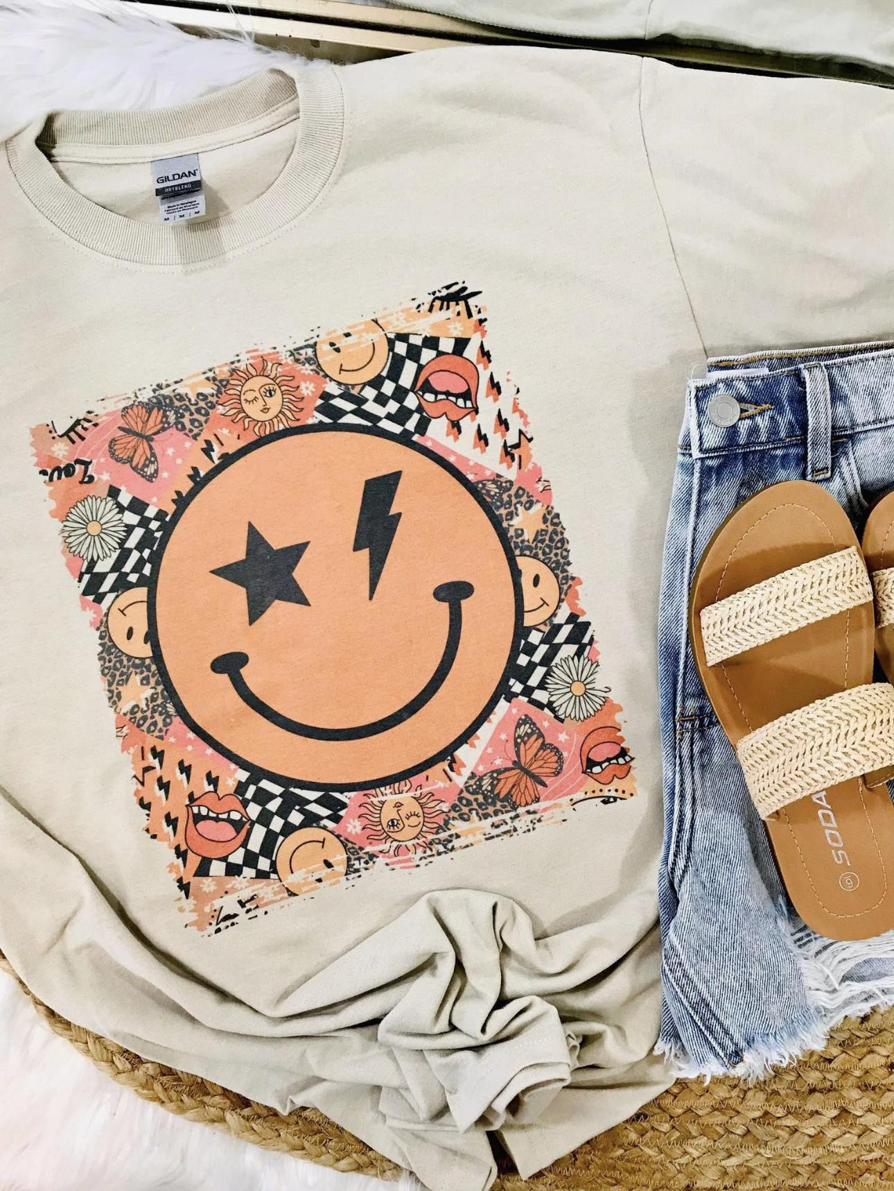 Boho Star Lighting Eye Happy Tee