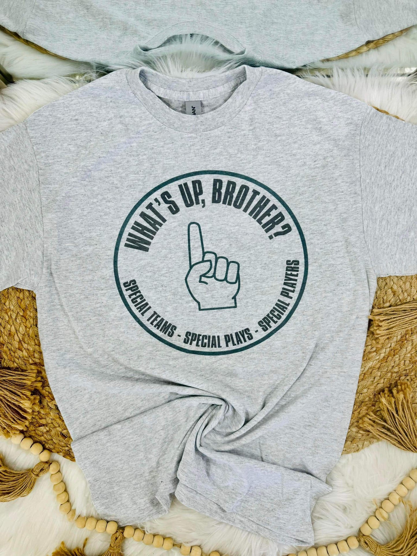 What's Up Brother Finger Sublimation Tee