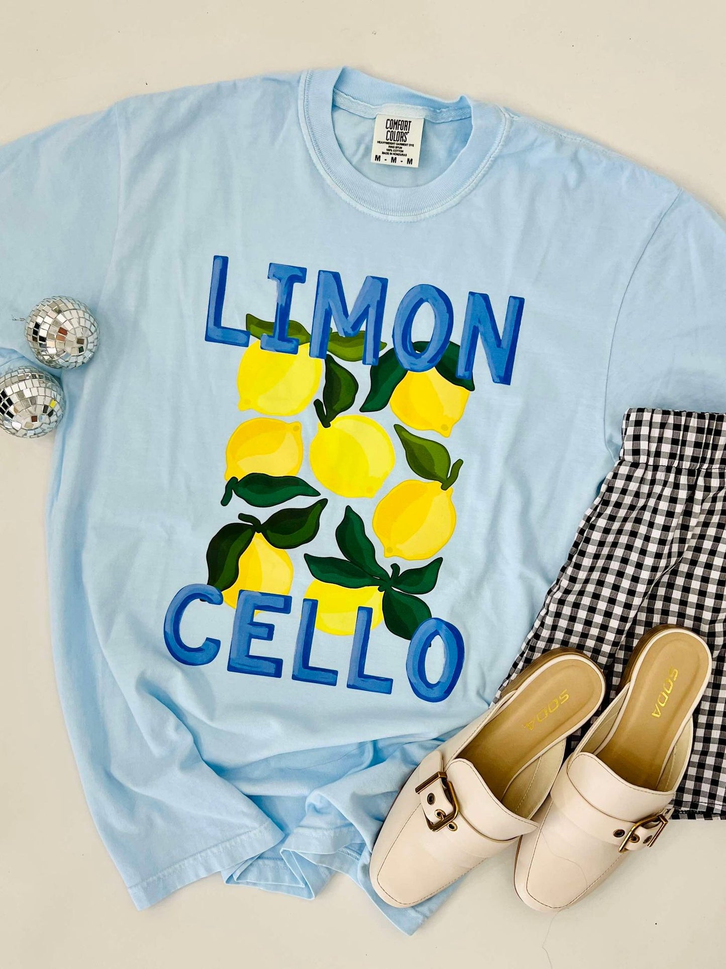 Limon Cello Lemon Collage DTF Tee