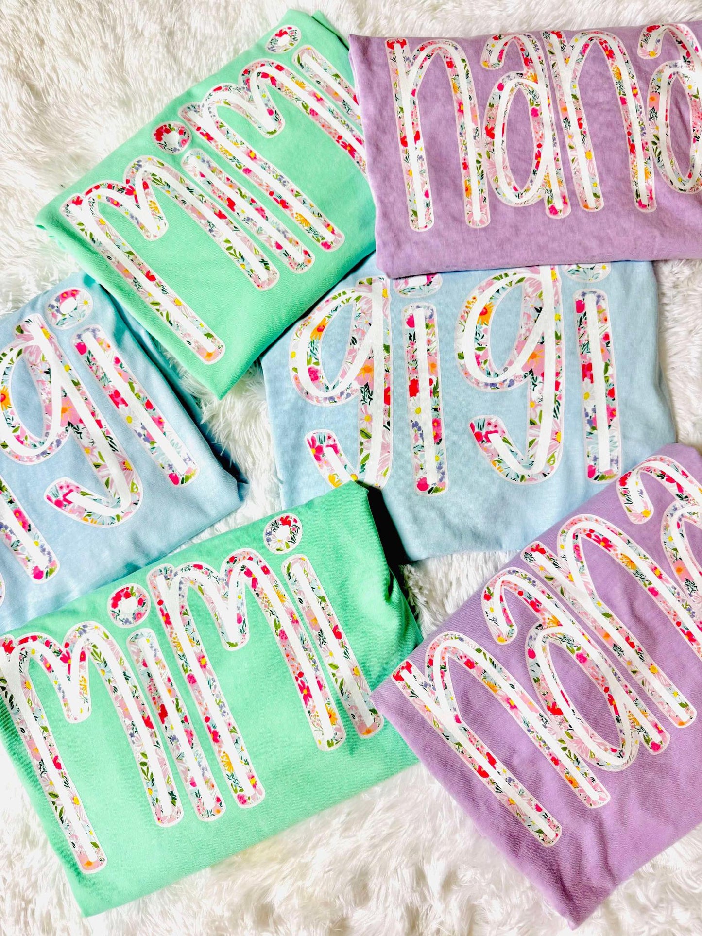 Custom Inline Multi Floral Farm DTF Tee