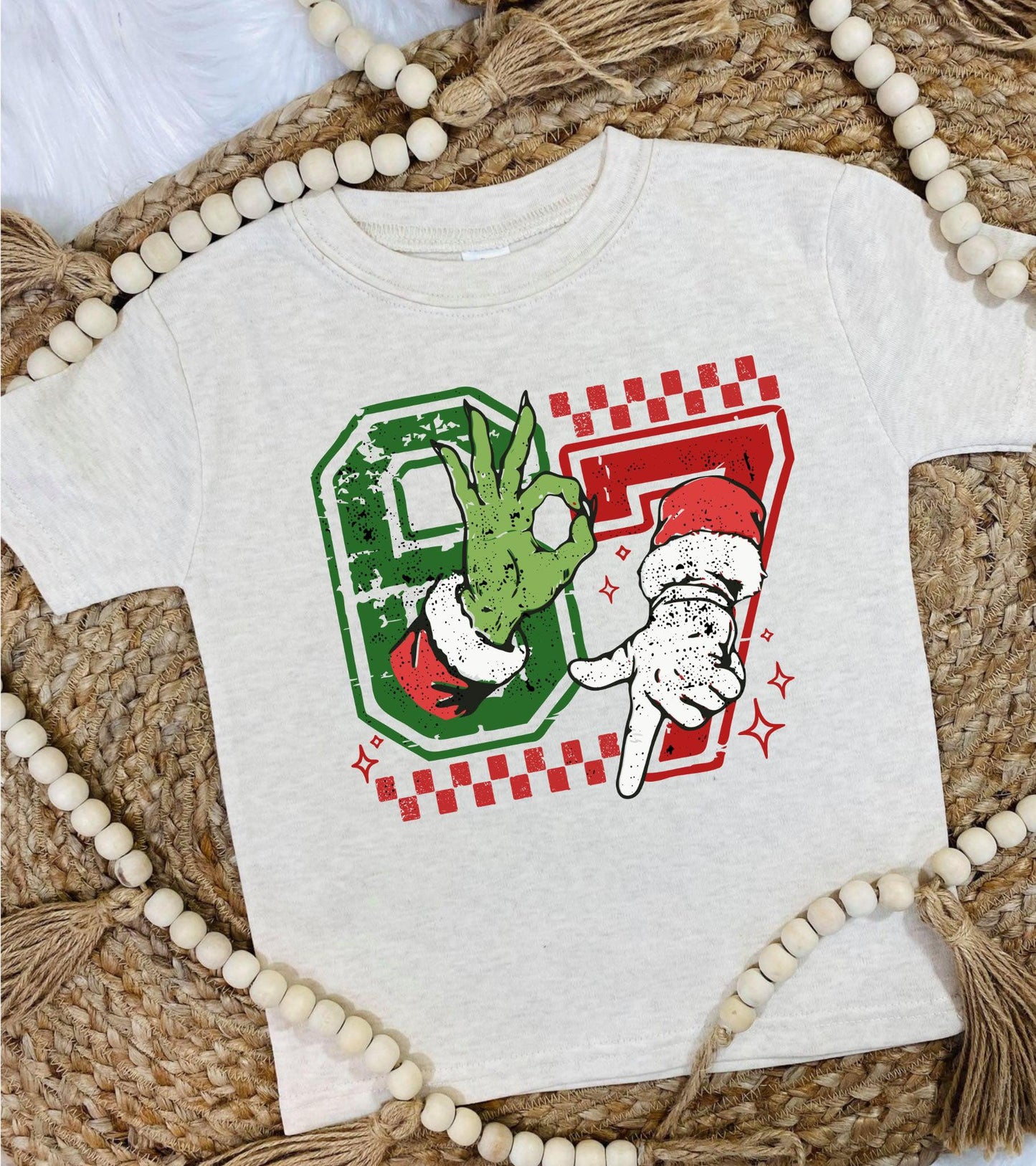 Red & Green 67 DTF Graphic Tee