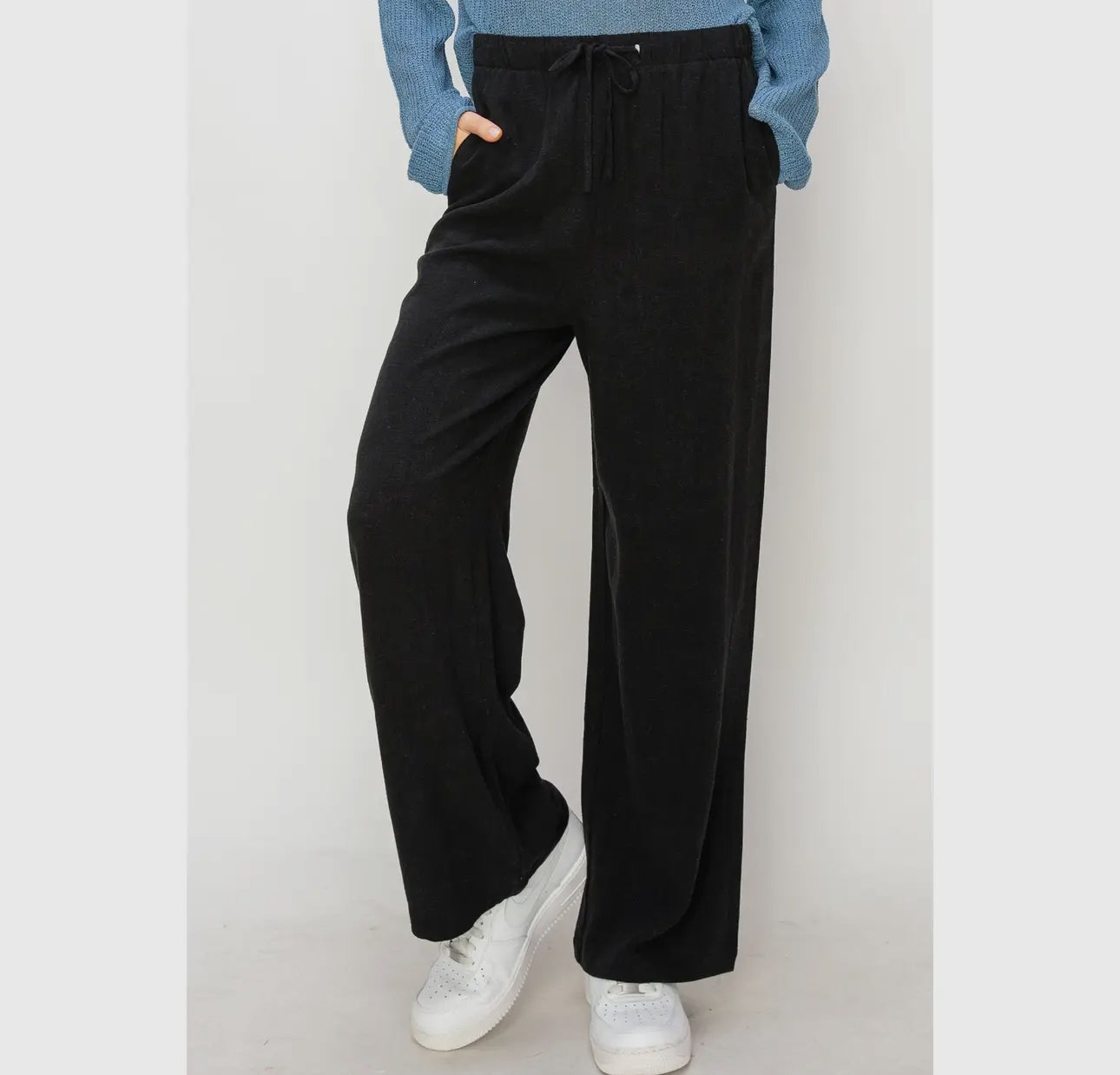 Wide Leg Linen Pant