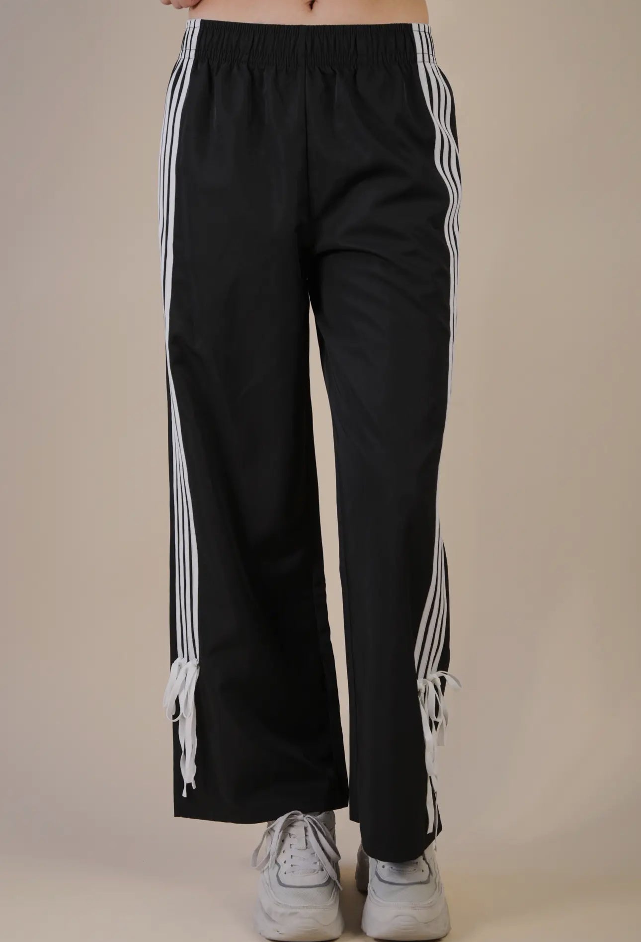 Side Ribbon Jersey Pants