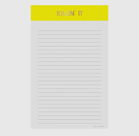 Killin’ It Notepad