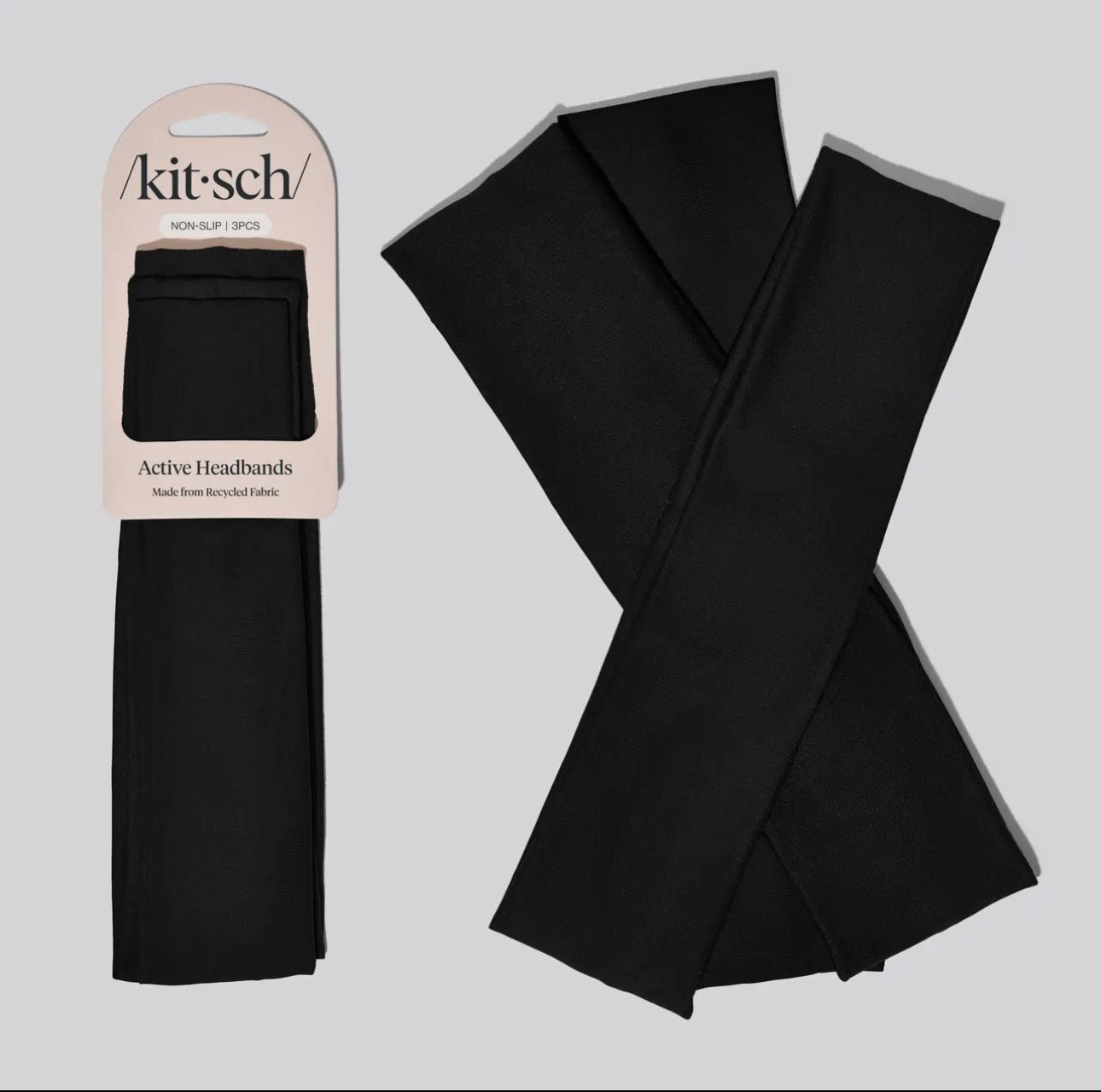 Black Active Headbands
