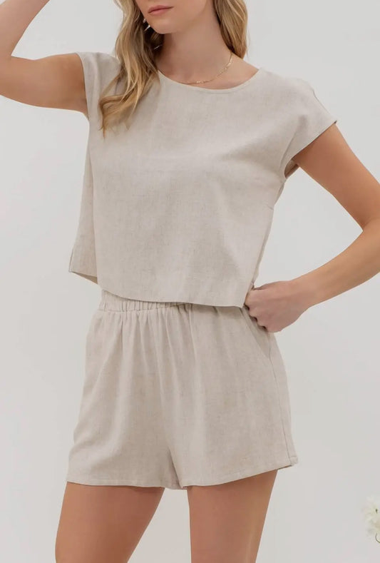 Dahlia Linen Shorts