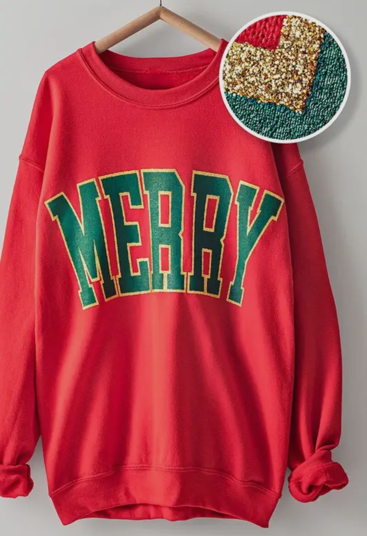 Oversized Merry Graphic