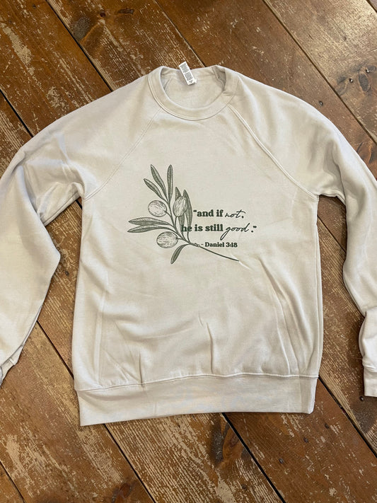 Daniel 3:18 Cream Sponge Fleece