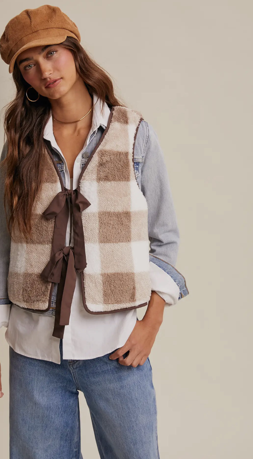 Northwoods Check Vest