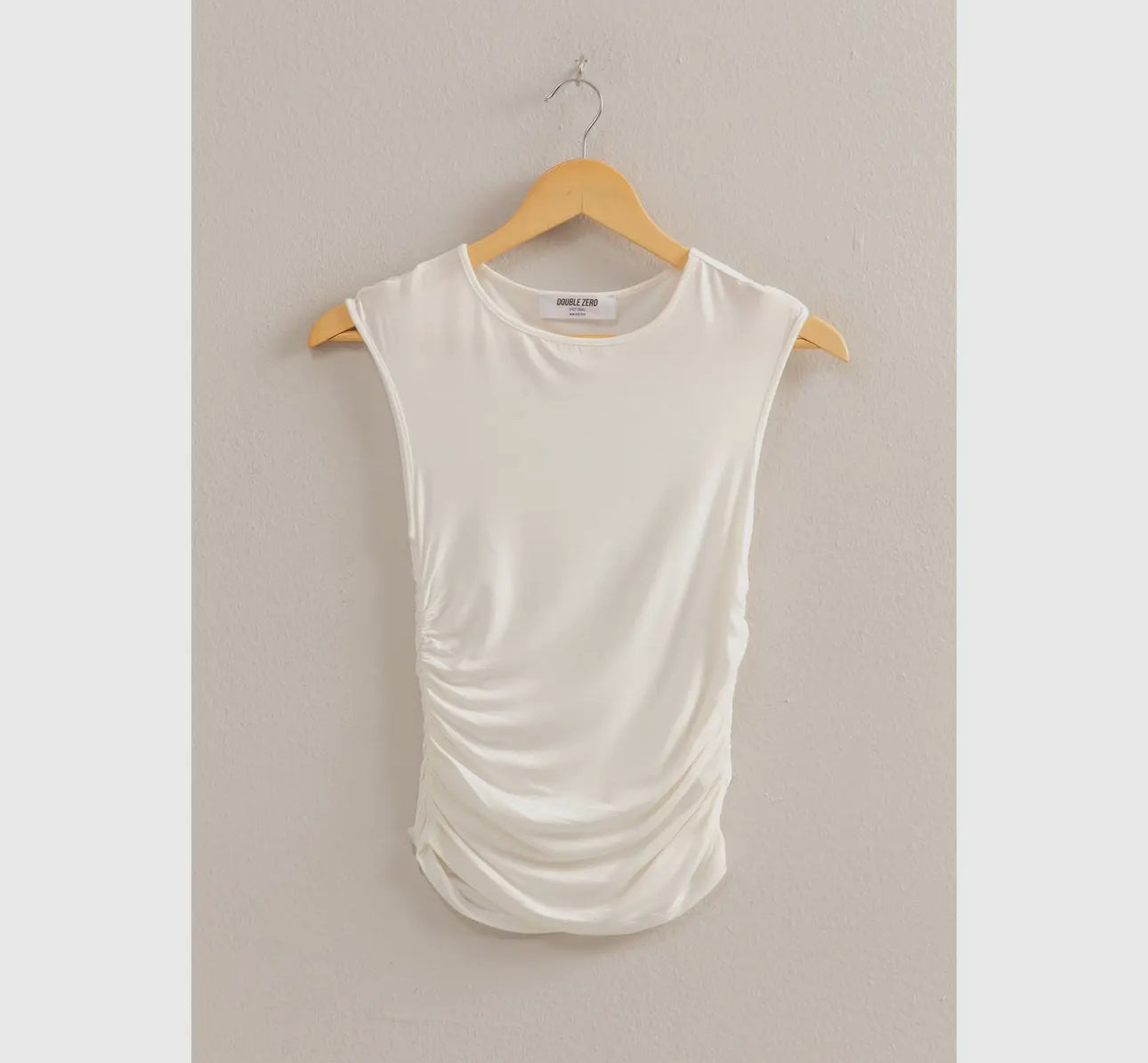 Lila Ruched Cap Sleeve Top
