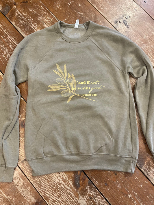 Daniel 3:18 Olive Sponge Fleece