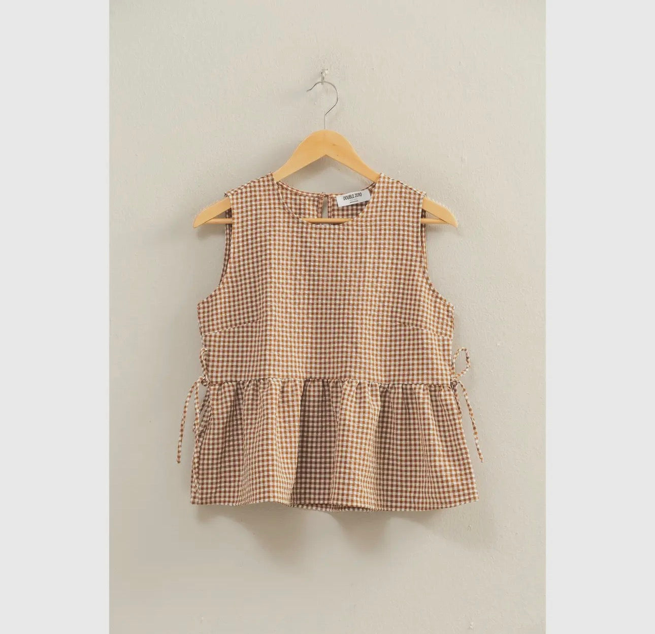 Sophie Gingham Top