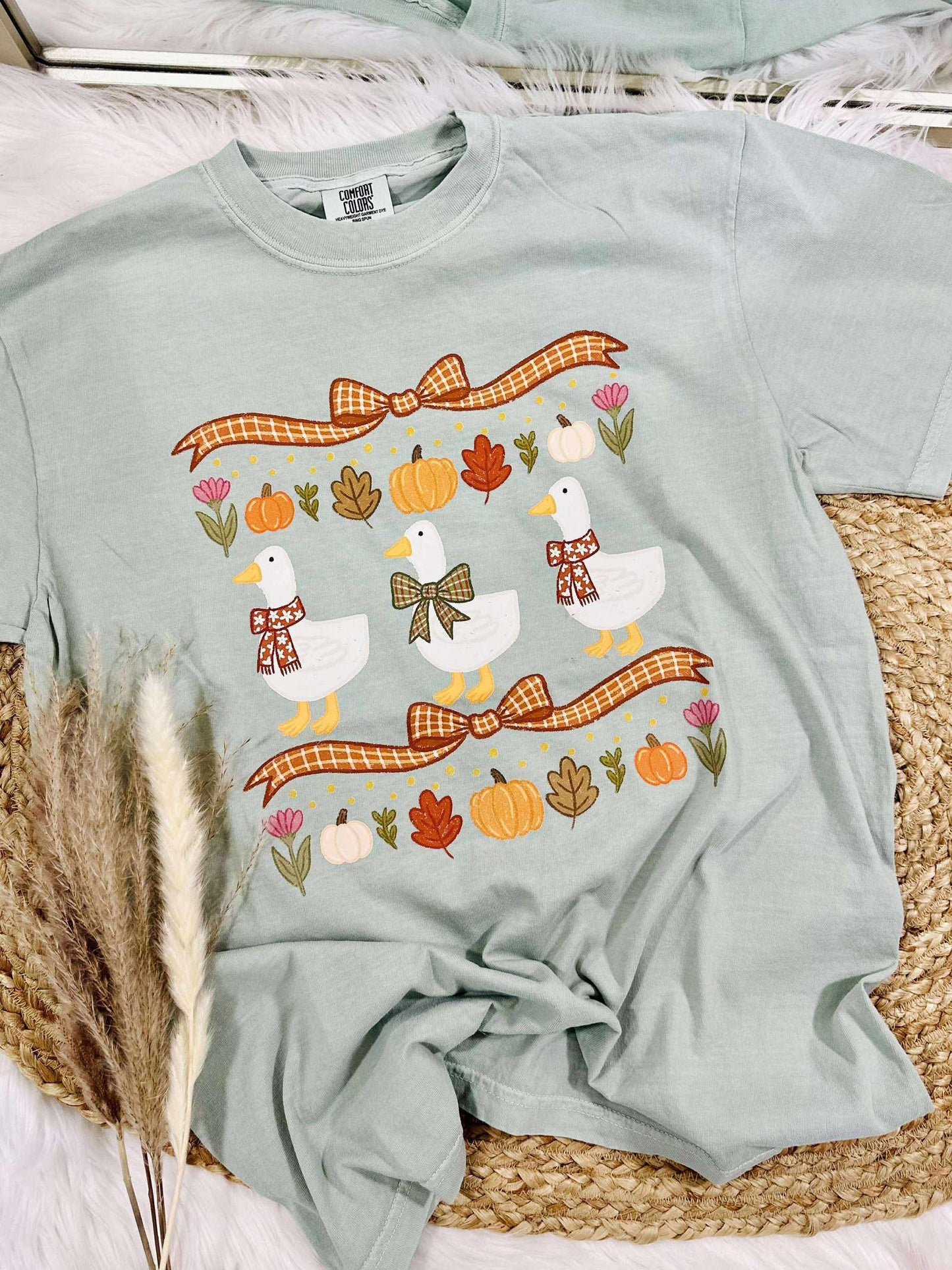 Cozy Fall Goose Trio Graphic Tee