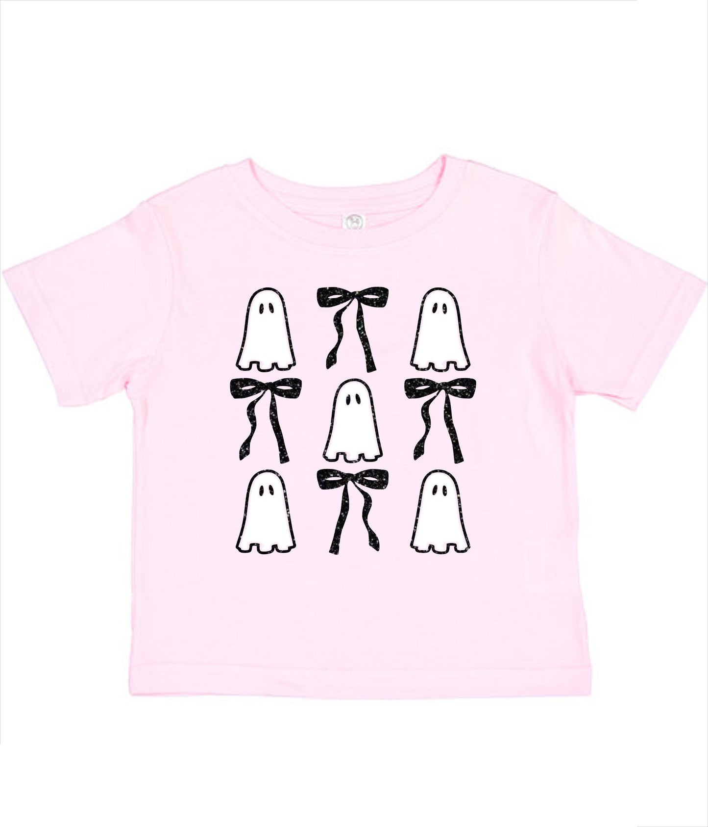 YOUTH Ghost Bow Trio Stack Double Puff-Glitter Tee