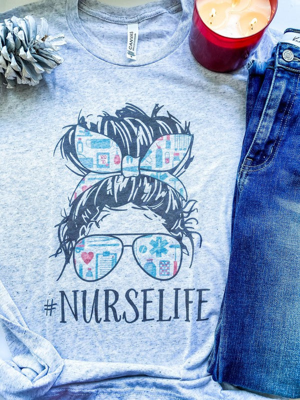 Nurse Life Messy Bun