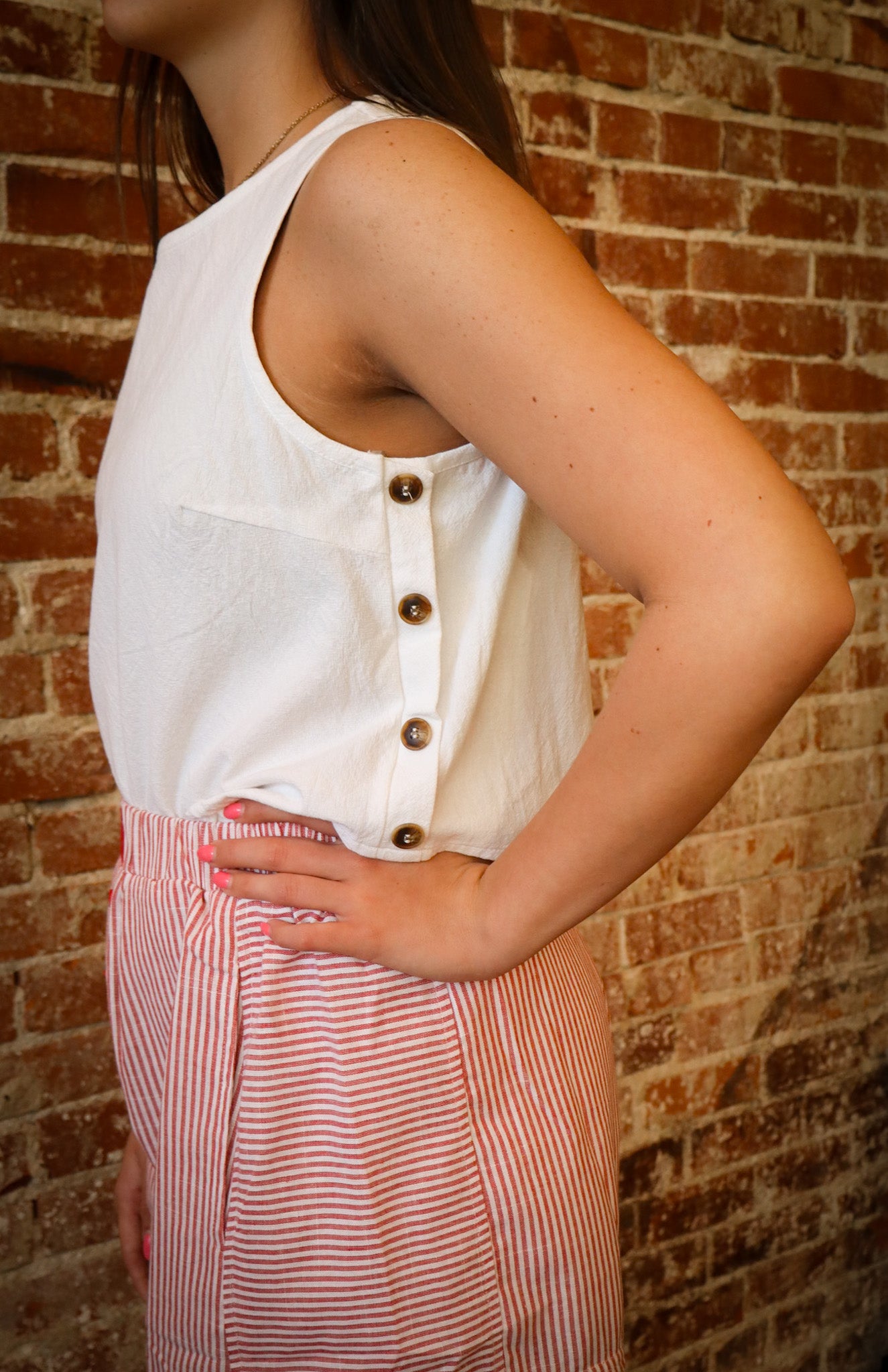 Side Button Tank
