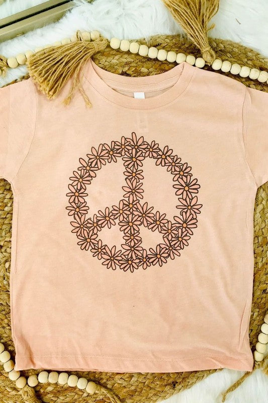 Daisy Peace Kids Bella Canvas Tee