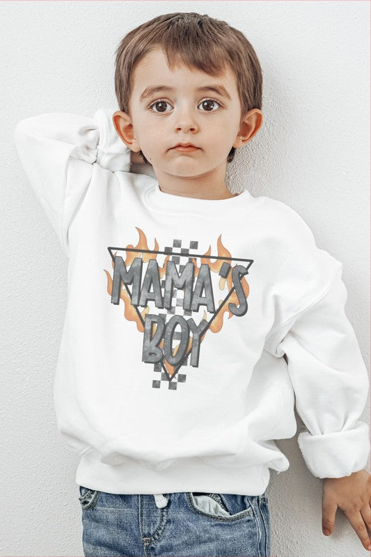 Mama's Boy Kids Sweatshirt