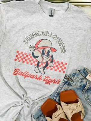 Vintage Baseball Mascot Cartoon Tee