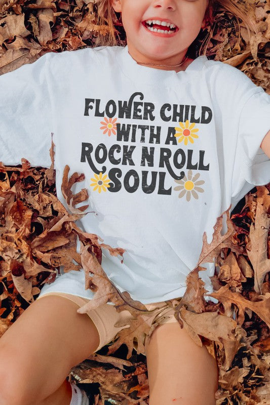 Flower Child With A RockNRoll Soul Distressed