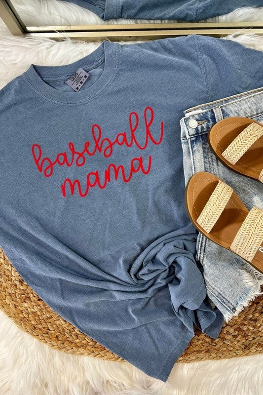 Baseball Mama Puff Tee
