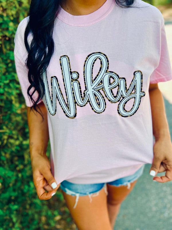 Wifey Leopard Applique