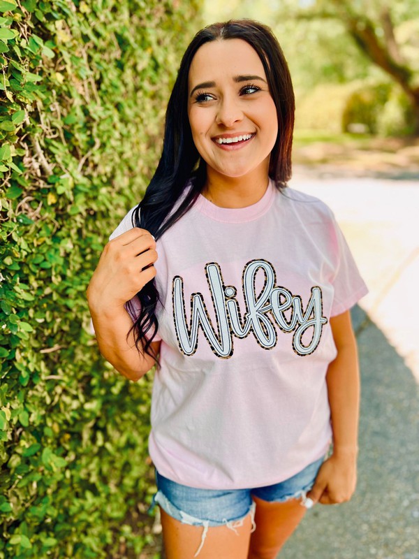 Wifey Leopard Applique