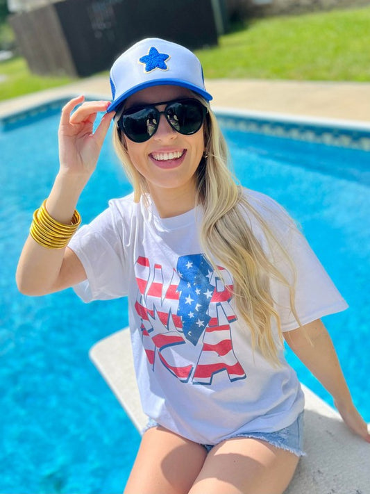 America Lightning Bolt Flag