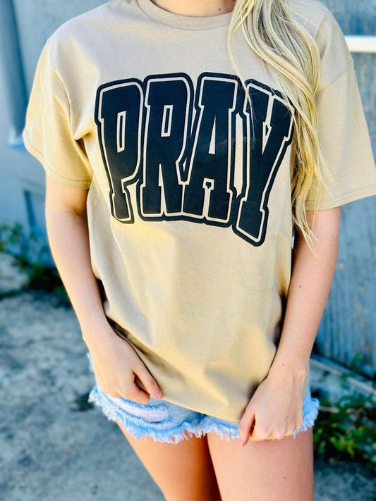 Varsity Pray Puff Tee