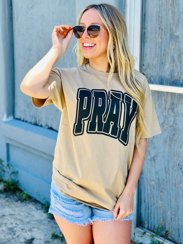 Varsity Pray Puff Tee