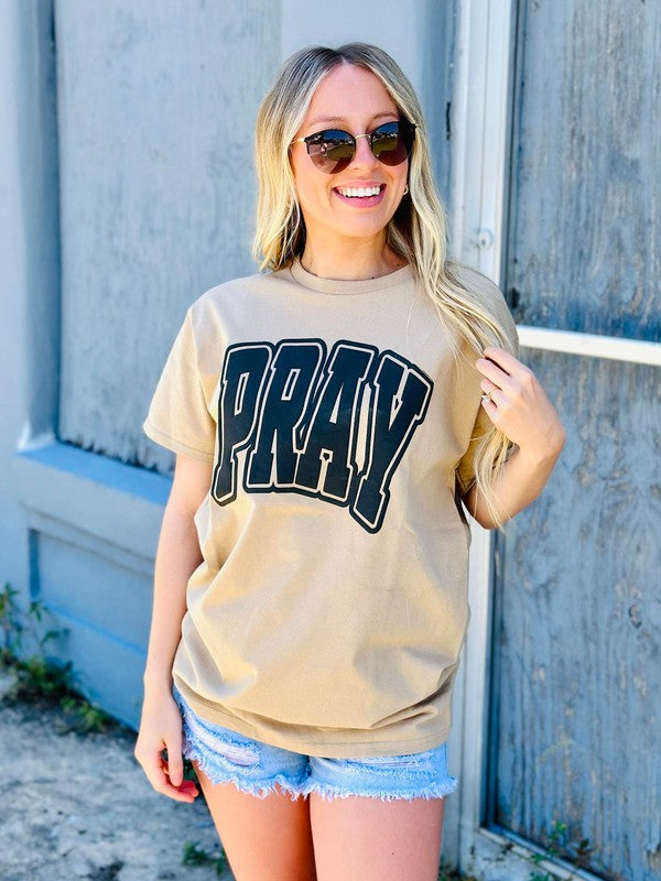 Varsity Pray Puff Tee
