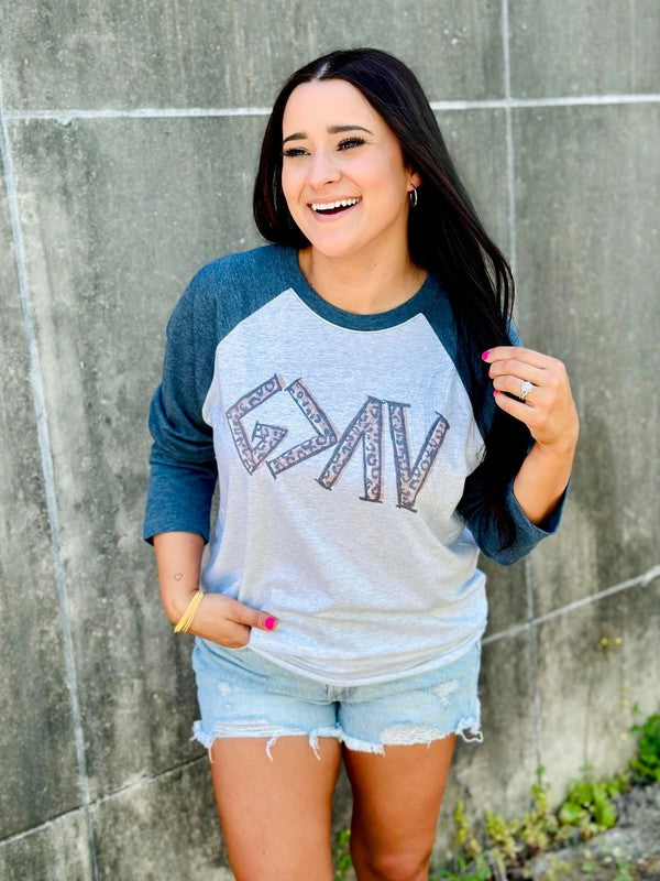 God Is Greater Than The Highs & Lows Cheetah Raglan