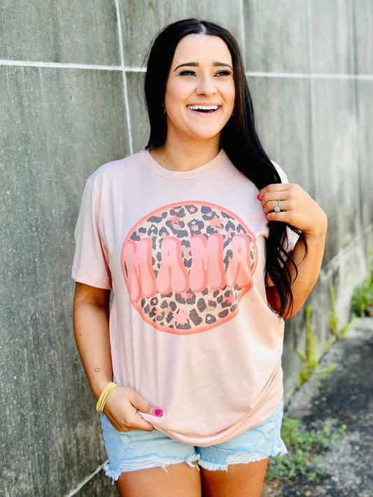 Mama Retro Starry Leopard Circle